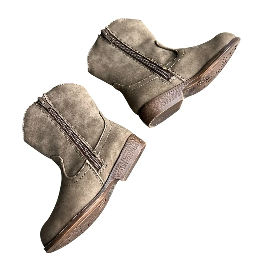 Jellypop Kids' Lil‎ Gladden Western Boots Tan Glitter Girls Size 7M